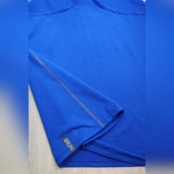 Under Armour Tops Under Armour Heatgear Run Mesh Racerback Tank Sz Small Royal Blue Poshmark